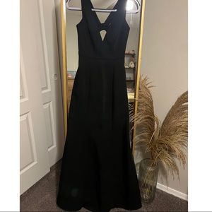 BCBGMAXAZRIA black long dress